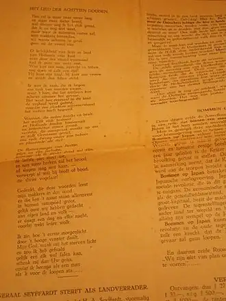 Het gedicht in Vrij Nederland van 21 februari 1943
