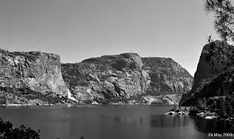 Het Hetch Hetchy Reservoir in 2009