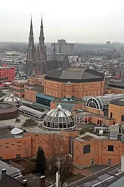 Bovenaanzicht van de Heuvel Galerie (binnenstad)