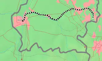 Heuvellandlijn op de kaart