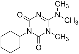 Structuurformule van hexazinon