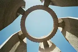 Het Vriendschapsmonument van binnen