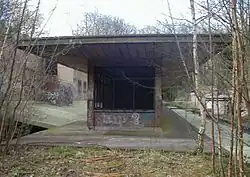 Het eilandperron in 2001.