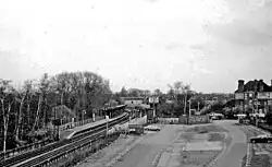 Hillingdon in 1978 gezien uit het zuiden.
