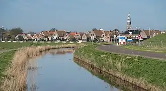 De Oude Oostervaart aan oostzijde van Hindeloopen