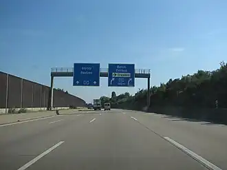 De A4 op het knooppunt