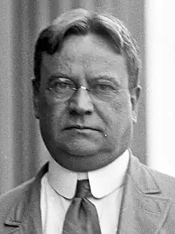 Gouverneur Hiram Johnson uit Californië Progressieve Partij