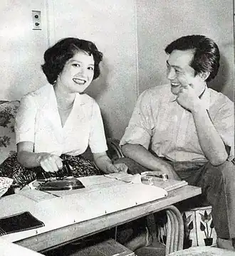 Hiroshi Teshigahara en Toshiko Kobayashi