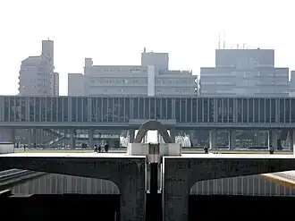 De vredesvlam in Hiroshima.