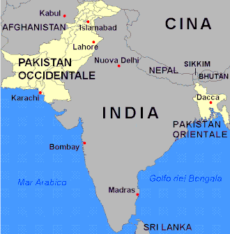 Pakistan voor Oost-Pakistan onafhankelijk werd als Bangladesh.