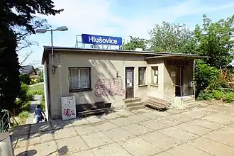 Spoorweghalte Hlušovice