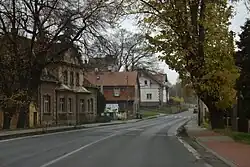 Hoofdstraat in Hořovičky