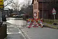 Straat ondergelopen in Kellinghusen