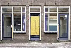 Voormalig prostitutiepand in de Hoekstraat