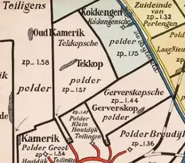 Kaart van Gerverscop