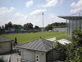 Het Dietmar-Hopp-Stadion te Hoffenheim