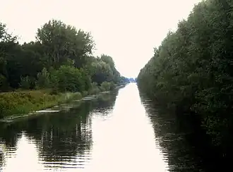 De Hoge Dwarsvaart in het Harderbos
