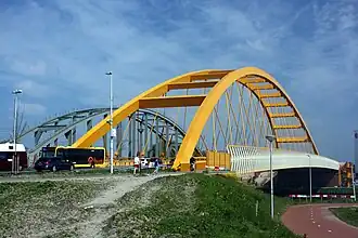 De Hogeweidebrug verving in juni 2008 de oude Vleutensebrug