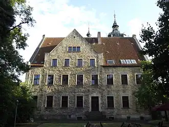 Academiegebouw van het Arnoldinum in Burgsteinfurt uit 1591, binnenplaats
