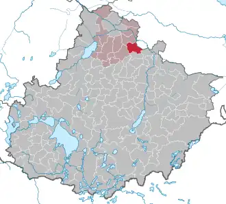 Kaart van Hohenmocker