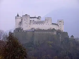 Panorama vanuit het westen.