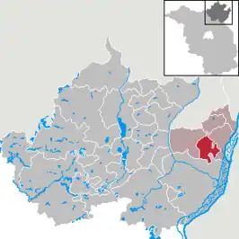 Kaart van Hohenselchow-Groß Pinnow