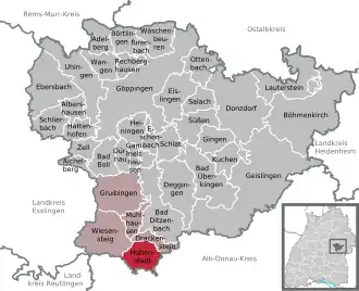 Kaart van Hohenstadt