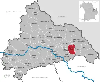 Kaart van Hohenwarth