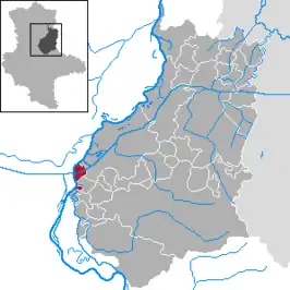 Kaart van Hohenwarthe