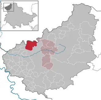 Kaart van Hohes Kreuz