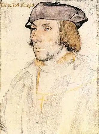 Portret van Thomas Elyot door Hans Holbein