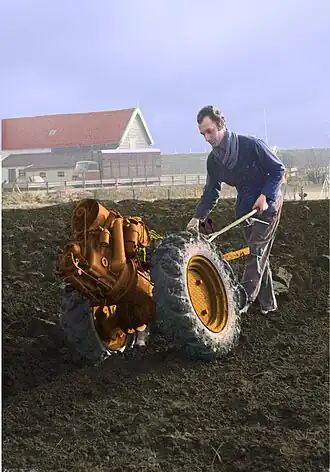 Holder, enkelassig met kantelploeg