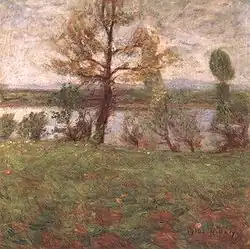 Voorjaarsstemming, Oever van de Tisza (1912)