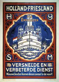 H.IJ.S.M.(Veerdienst Enkhuizen - Stavoren), 1916
