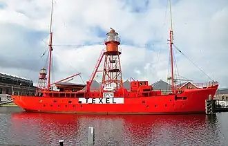 Lichtschip Texel in Den Helder