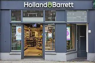 Een vestiging van Holland & Barrett in Nederland.