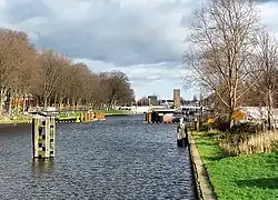 De brug in januari 2023
