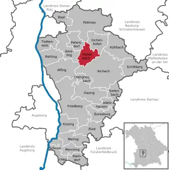 Kaart van Hollenbach