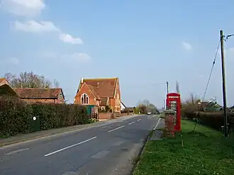 De weg naar King's Stag.