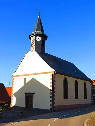 Kerk van Saint- St. Wendelin in Hommert