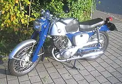 Honda CB 92 Benly (125 cc) uit 1961