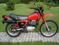 1981: XL 500 SB in Monza Red