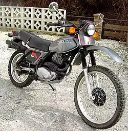 1981: XL 500 SB in Metallic Silver