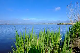 Het meer gezien vanuit het oosten