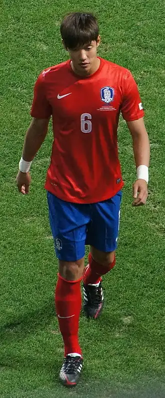 Hong in 2013 als speler van Zuid-Korea