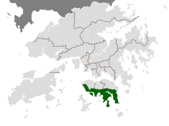 Kaart van Southern District