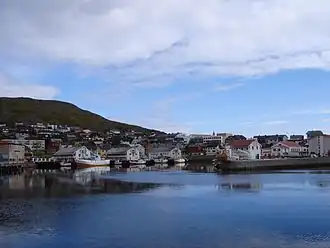 De haven van Honningsvåg