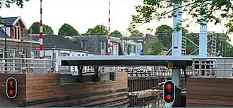 Hefbrug bij Oosterwolde