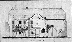 Hoofdgevel Cereshoeve, 1872