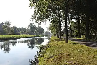 Drentsche Hoofdvaart vanaf Kloosterveen richting Norgerbrug
